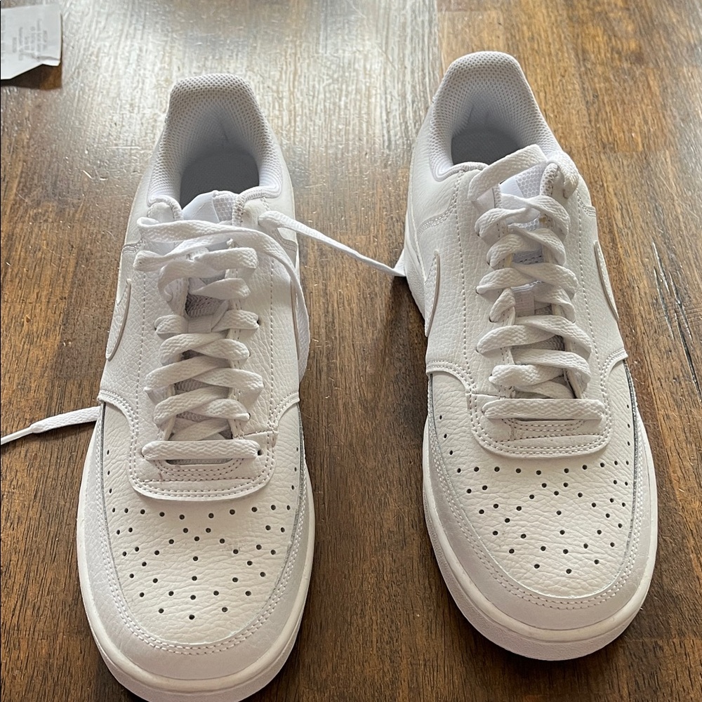 Nike White Low-Top Leather Sneakers
New size 9.5 women’s - Picture 5 of 8